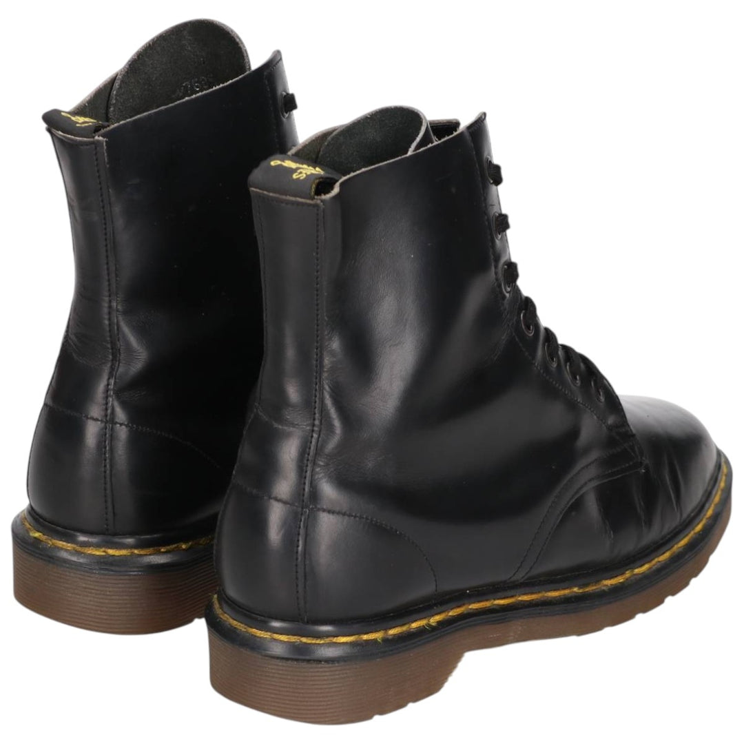 Dr. Martens 7-Eye Boots, Made in England, Size 7 Men's 26.0cm unclear black type Vintage Second Hand