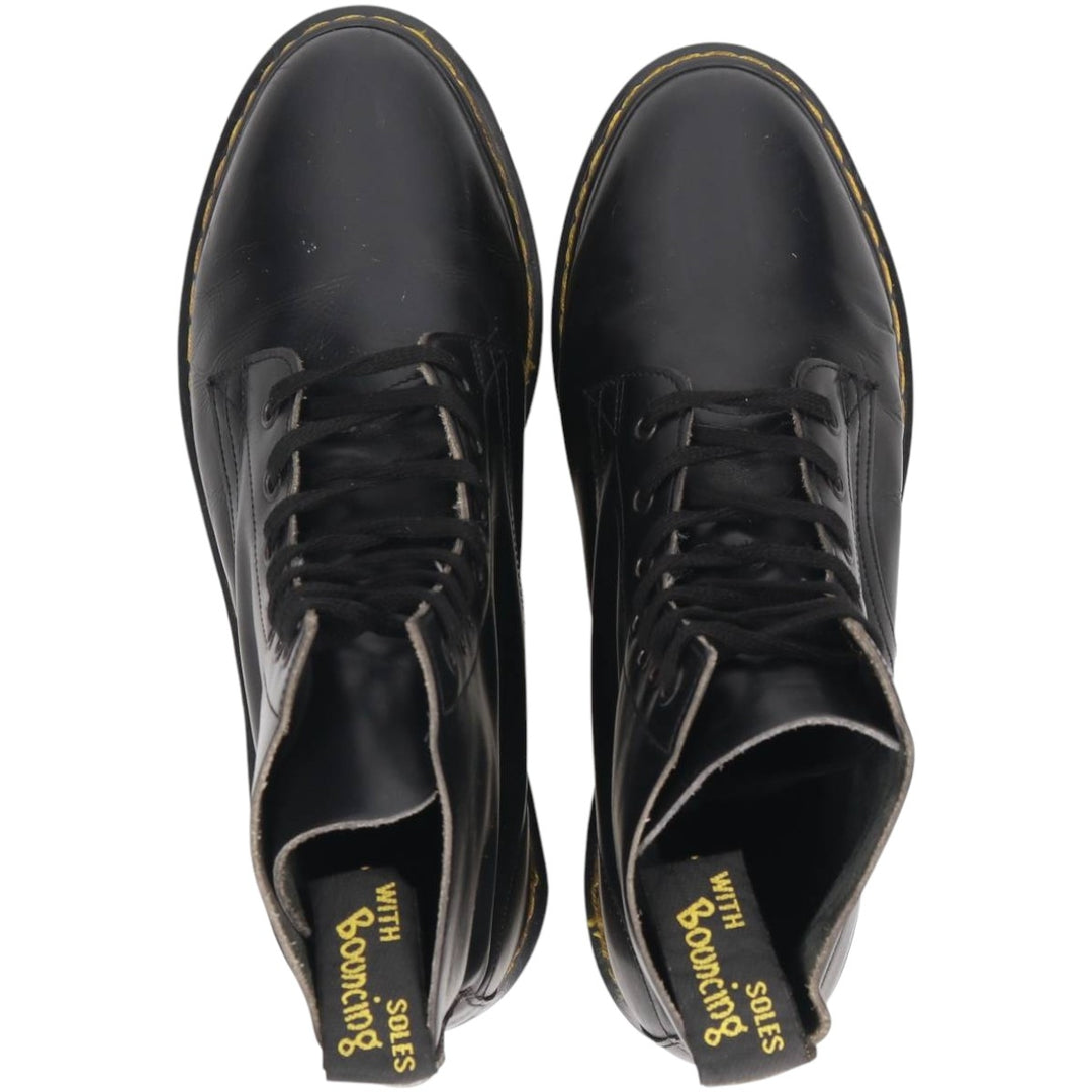 Dr. Martens 7-Eye Boots, Made in England, Size 7 Men's 26.0cm unclear black type Vintage Second Hand