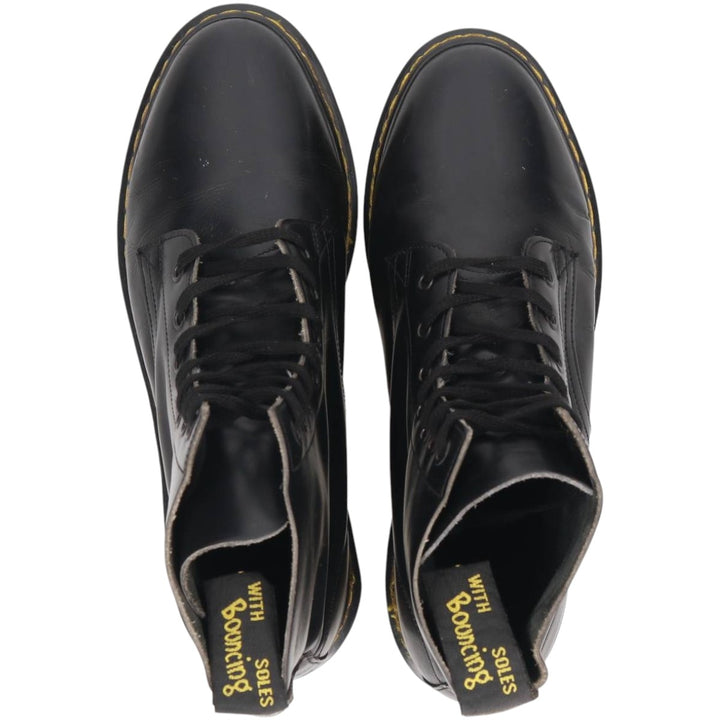 Dr. Martens 7-Eye Boots, Made in England, Size 7 Men's 26.0cm unclear black type Vintage Second Hand
