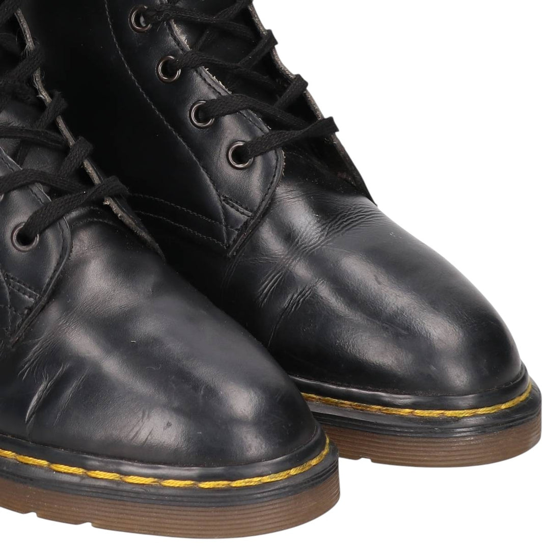 Dr. Martens 7-Eye Boots, Made in England, Size 7 Men's 26.0cm unclear black type Vintage Second Hand