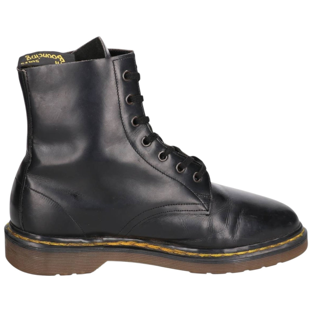 Dr. Martens 7-Eye Boots, Made in England, Size 7 Men's 26.0cm unclear black type Vintage Second Hand