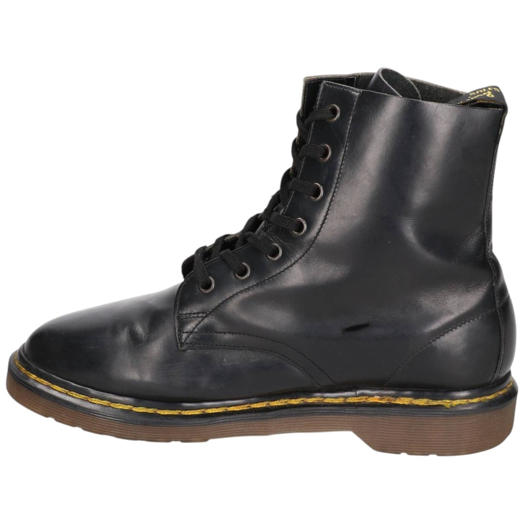 Dr. Martens 7-Eye Boots, Made in England, Size 7 Men's 26.0cm unclear black type Vintage Second Hand