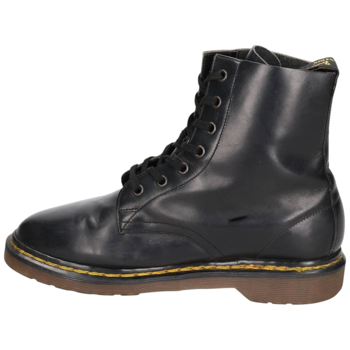 Dr. Martens 7-Eye Boots, Made in England, Size 7 Men's 26.0cm unclear black type Vintage Second Hand