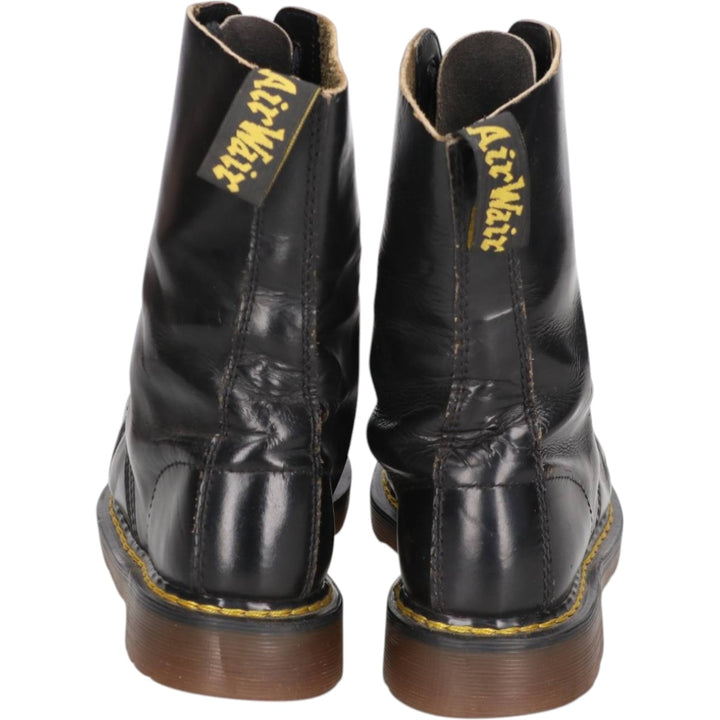 Dr. Martens THE ORIGNAL 11-hole boots, made in England. Women's 24.5cm genuine leather black type Vintage Second Hand