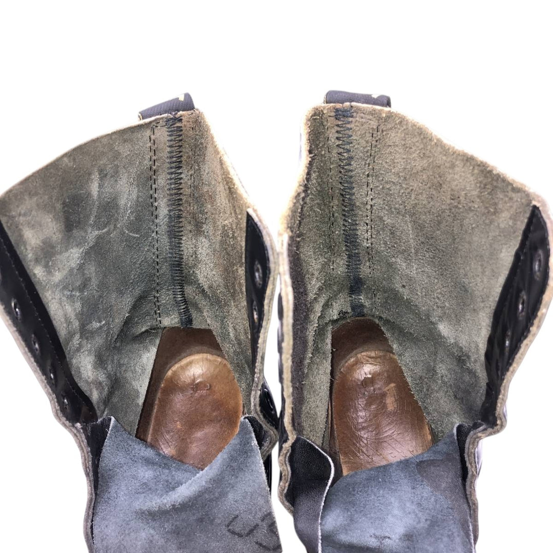 Dr. Martens THE ORIGNAL 11-hole boots, made in England. Women's 24.5cm genuine leather black type Vintage Second Hand