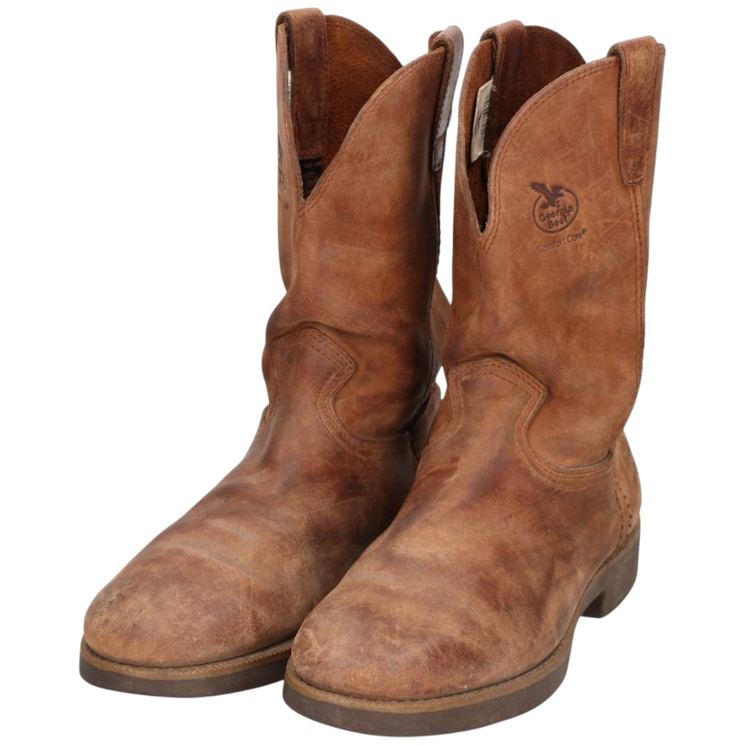 Georgiaboot Roper Boots 11D Men's 28.0cm unclear brown type Vintage Second Hand