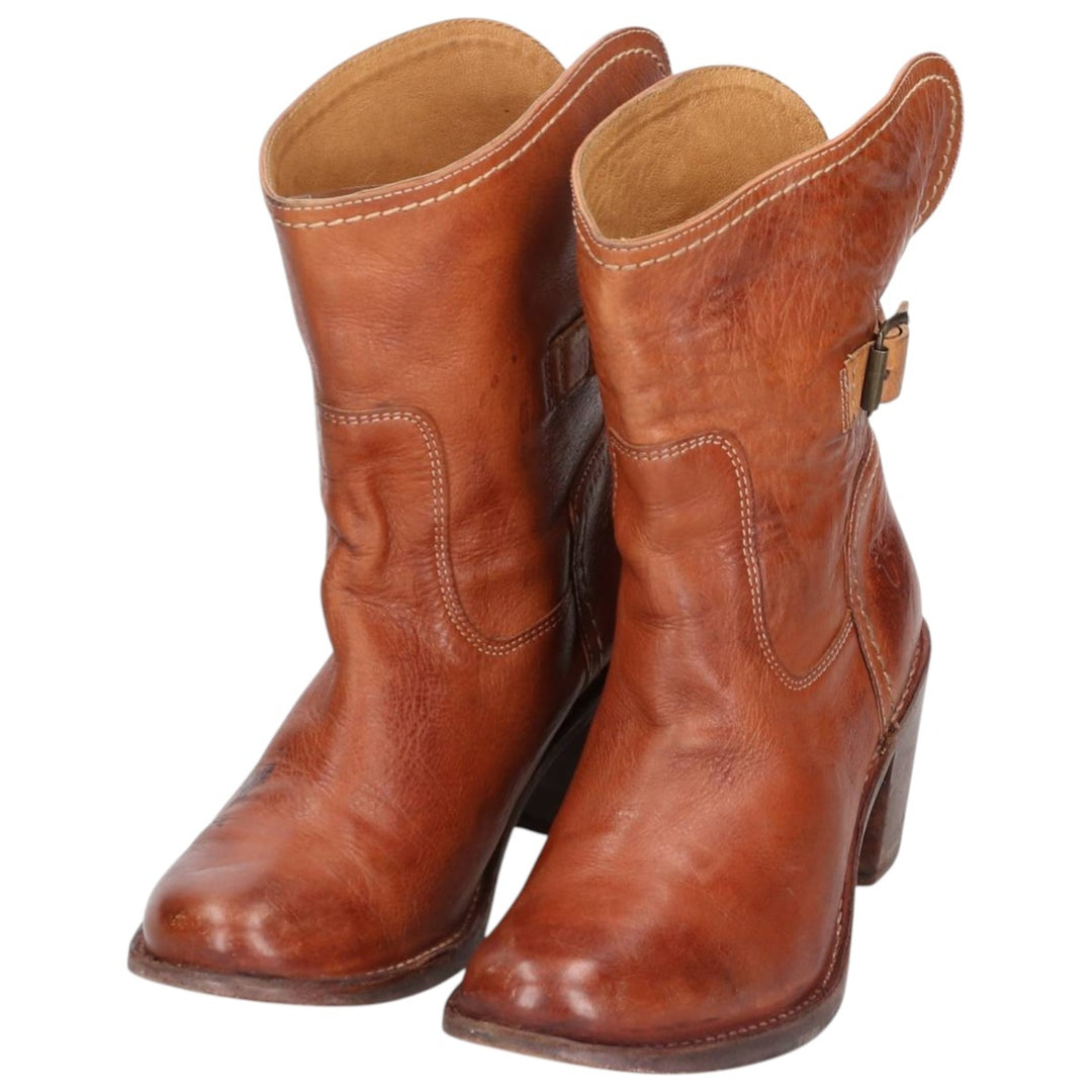 Frye Short Boots 8 B Women's 25.0cm unclear brown type Vintage Second Hand