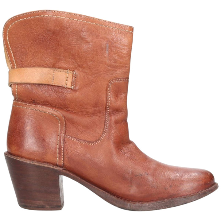 Frye Short Boots 8 B Women's 25.0cm unclear brown type Vintage Second Hand