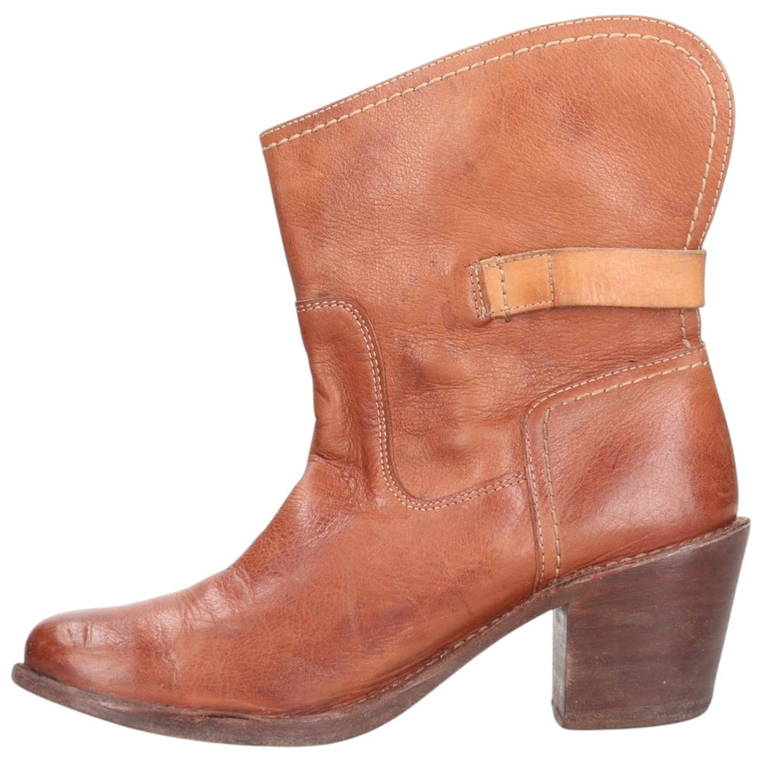 Frye Short Boots 8 B Women's 25.0cm unclear brown type Vintage Second Hand