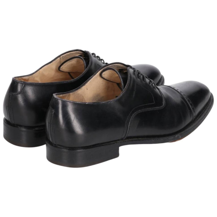 Salvatore Ferragamo straight-tip shoes, made in Italy Men's 26.5cm unclear black type Vintage Second Hand