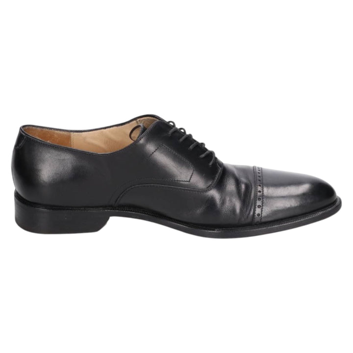 Salvatore Ferragamo straight-tip shoes, made in Italy Men's 26.5cm unclear black type Vintage Second Hand