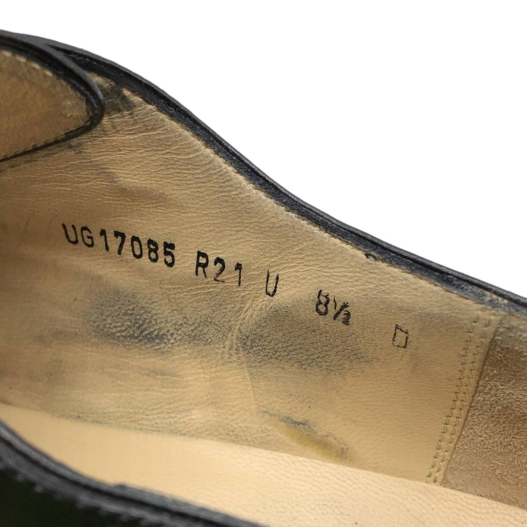 Salvatore Ferragamo straight-tip shoes, made in Italy Men's 26.5cm unclear black type Vintage Second Hand