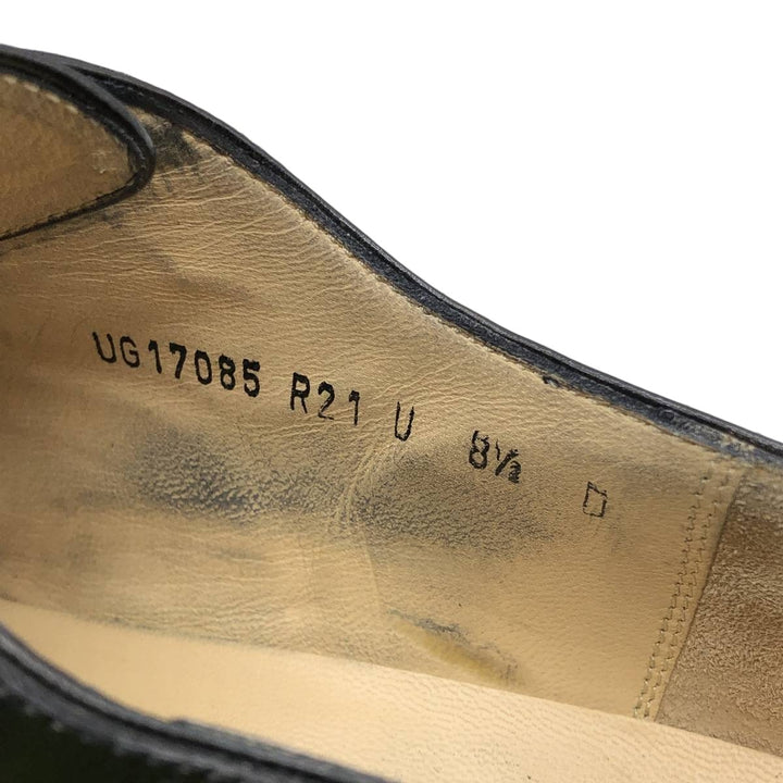 Salvatore Ferragamo straight-tip shoes, made in Italy Men's 26.5cm unclear black type Vintage Second Hand