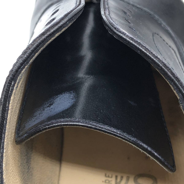 Salvatore Ferragamo straight-tip shoes, made in Italy Men's 26.5cm unclear black type Vintage Second Hand