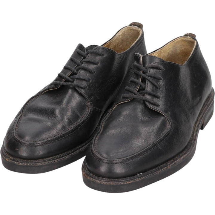 Kenneth Cole U-tip shoes, made in Italy, size 7 1/2 Men's 25.5cm genuine leather black type Vintage Second Hand