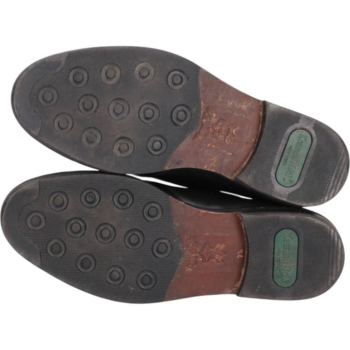 Kenneth Cole U-tip shoes, made in Italy, size 7 1/2 Men's 25.5cm genuine leather black type Vintage Second Hand