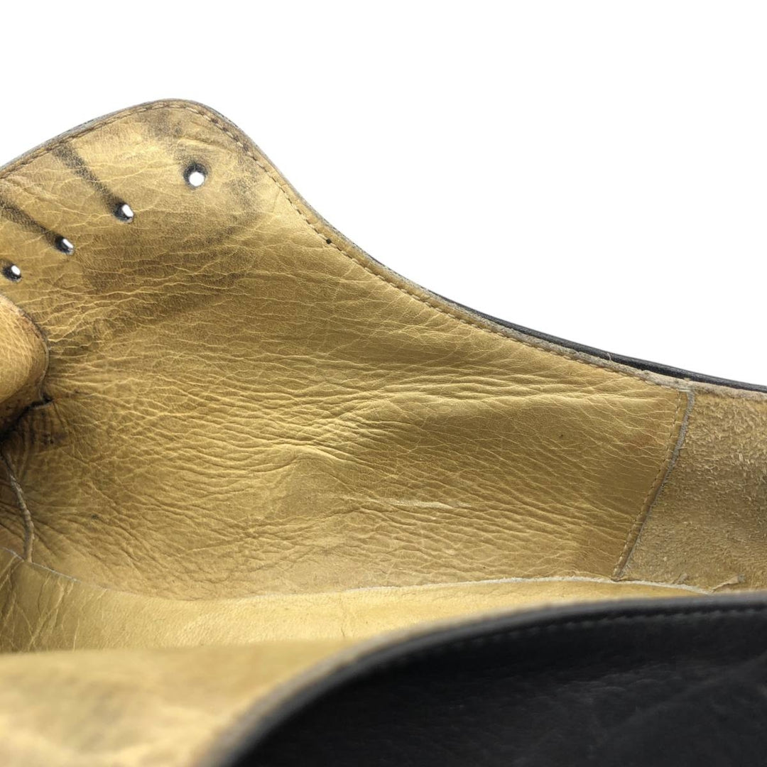 Kenneth Cole U-tip shoes, made in Italy, size 7 1/2 Men's 25.5cm genuine leather black type Vintage Second Hand