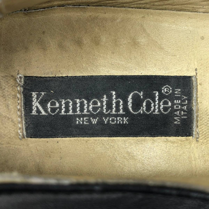 Kenneth Cole U-tip shoes, made in Italy, size 7 1/2 Men's 25.5cm genuine leather black type Vintage Second Hand