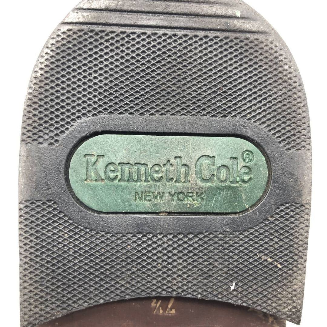 Kenneth Cole U-tip shoes, made in Italy, size 7 1/2 Men's 25.5cm genuine leather black type Vintage Second Hand