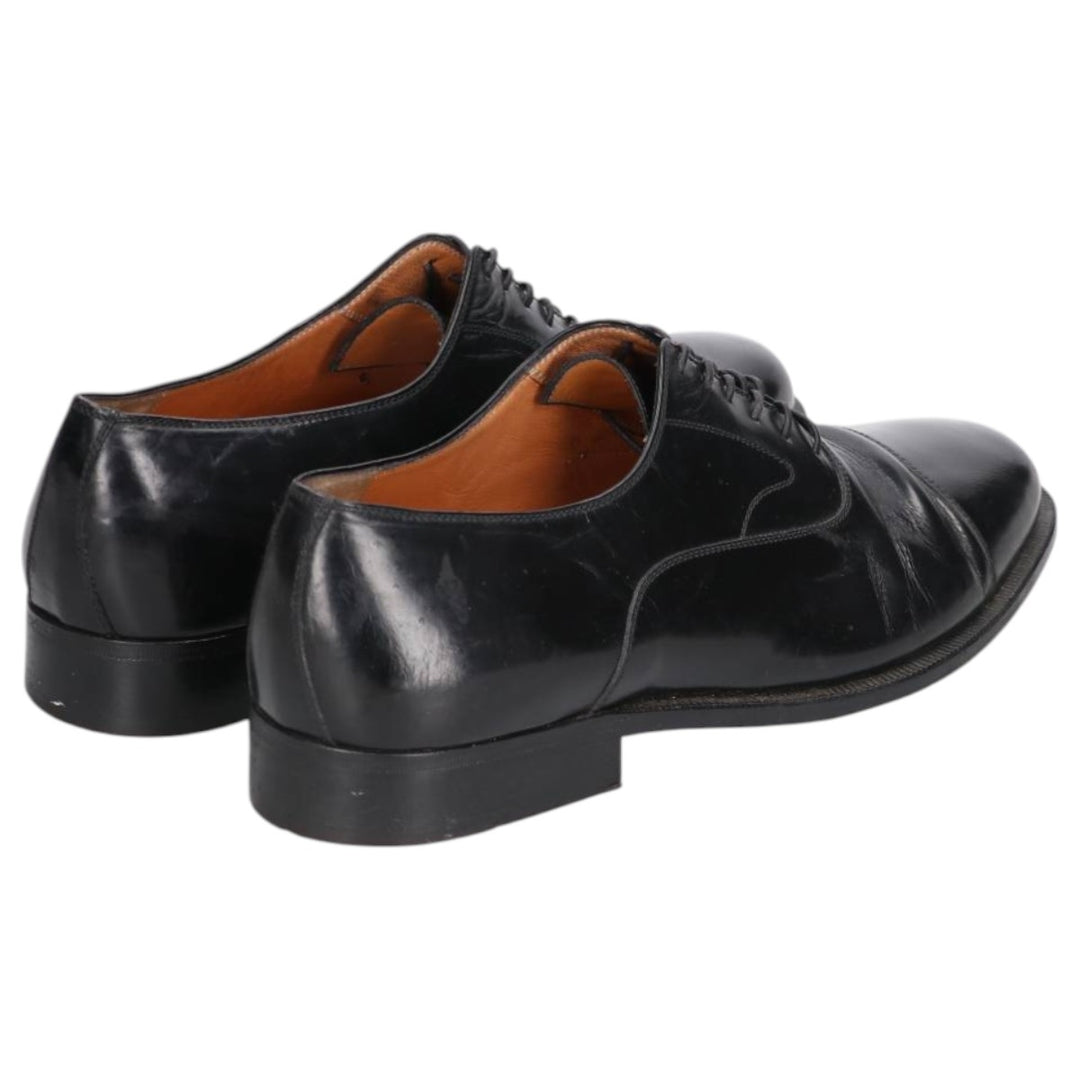 Salvatore Ferragamo straight-tip shoes, made in Italy Men's 26.5cm unclear black type Vintage Second Hand