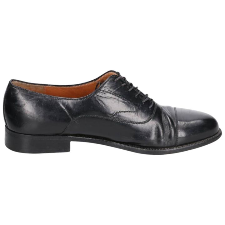 Salvatore Ferragamo straight-tip shoes, made in Italy Men's 26.5cm unclear black type Vintage Second Hand