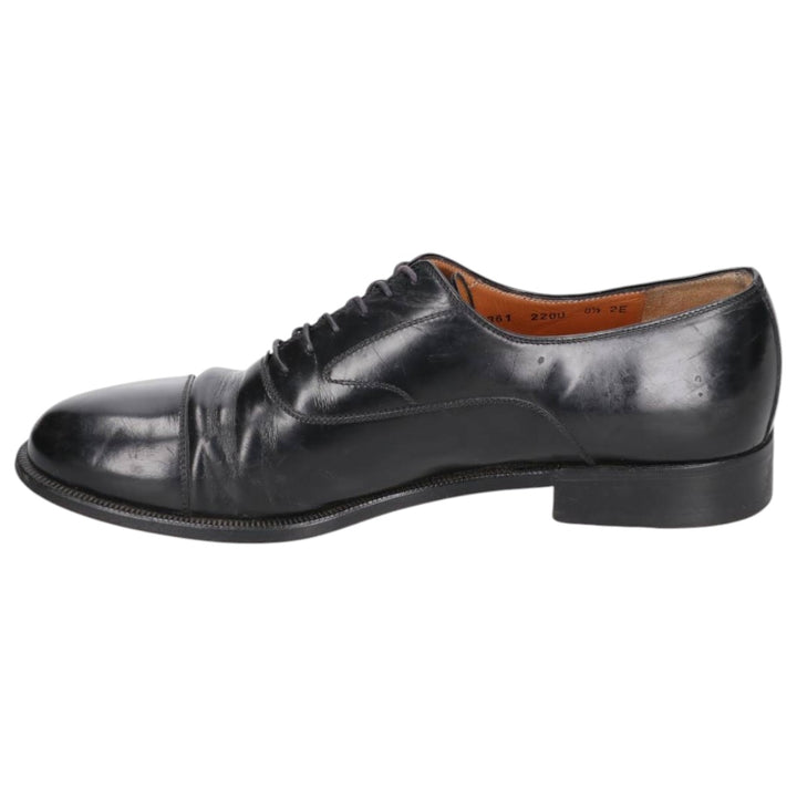 Salvatore Ferragamo straight-tip shoes, made in Italy Men's 26.5cm unclear black type Vintage Second Hand