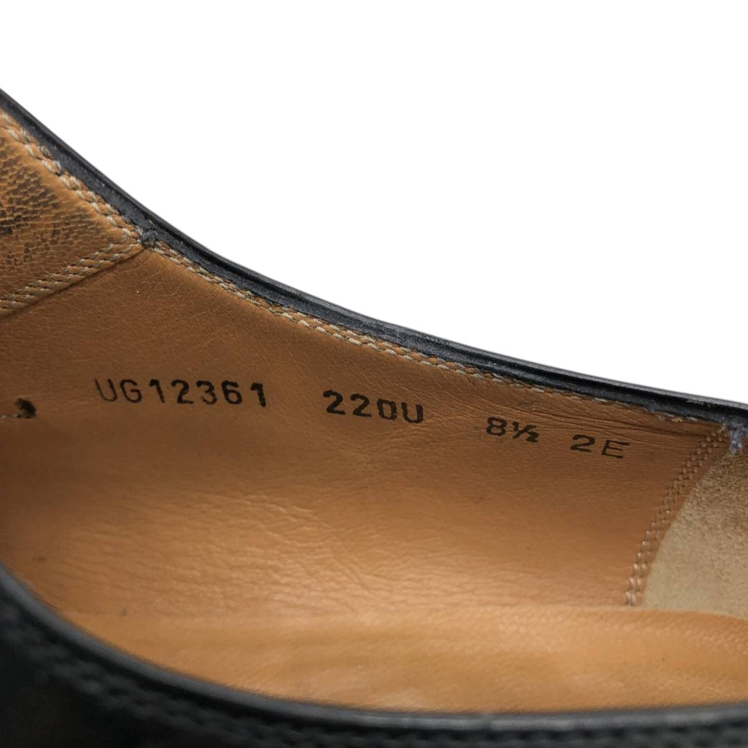 Salvatore Ferragamo straight-tip shoes, made in Italy Men's 26.5cm unclear black type Vintage Second Hand