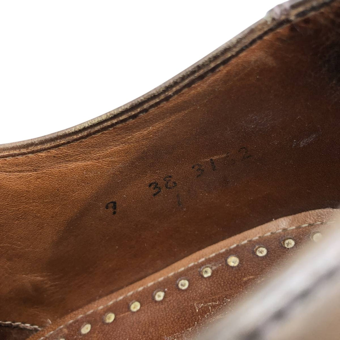 Allen Edmonds Montgomery U-Tip Shoes, Made in USA Men's 27.0cm genuine leather brown type Vintage Second Hand