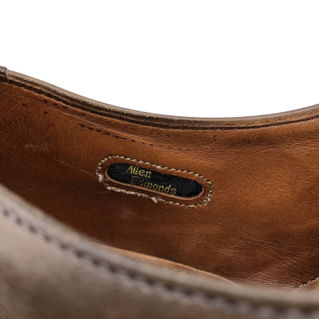 Allen Edmonds Montgomery U-Tip Shoes, Made in USA Men's 27.0cm genuine leather brown type Vintage Second Hand