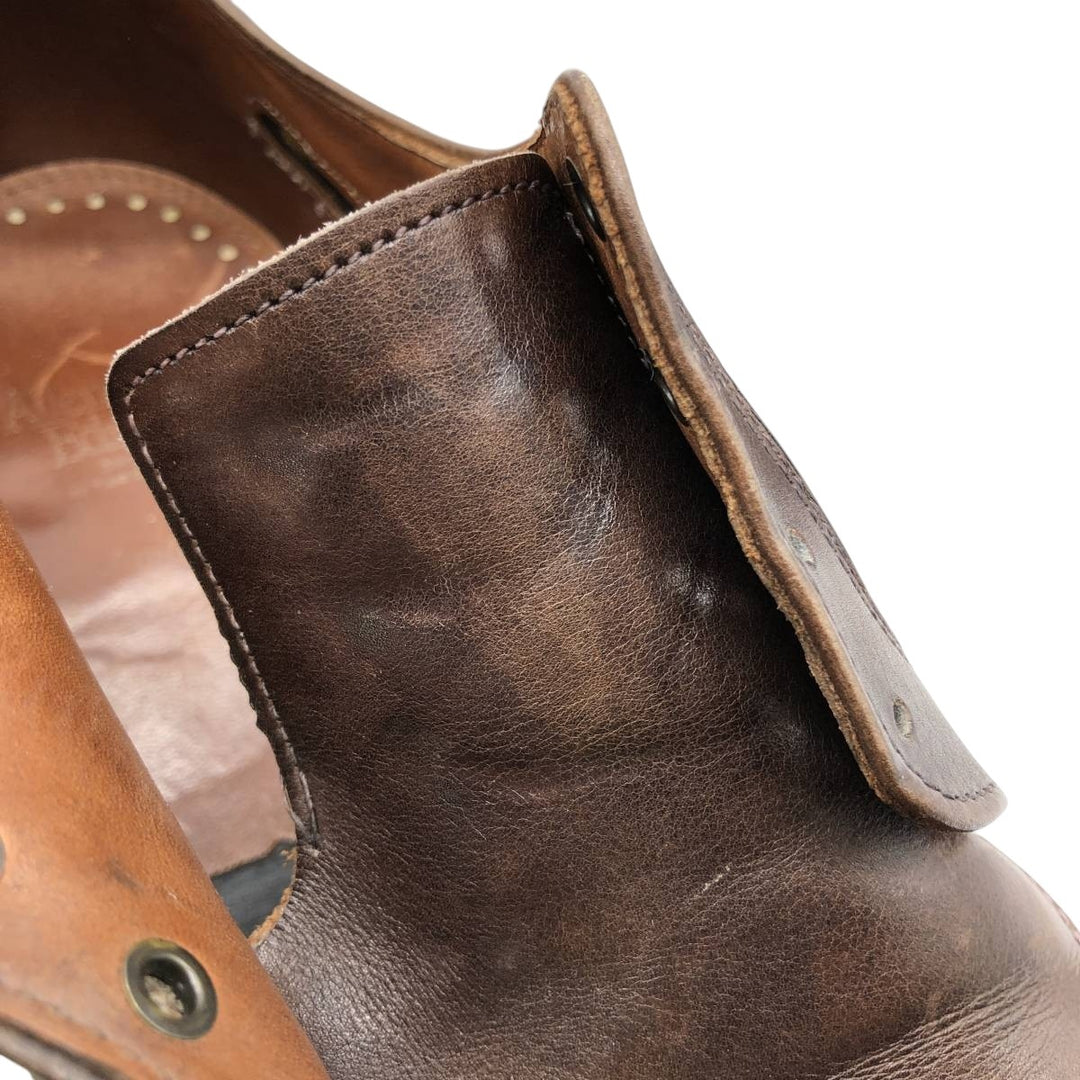 Allen Edmonds Montgomery U-Tip Shoes, Made in USA Men's 27.0cm genuine leather brown type Vintage Second Hand