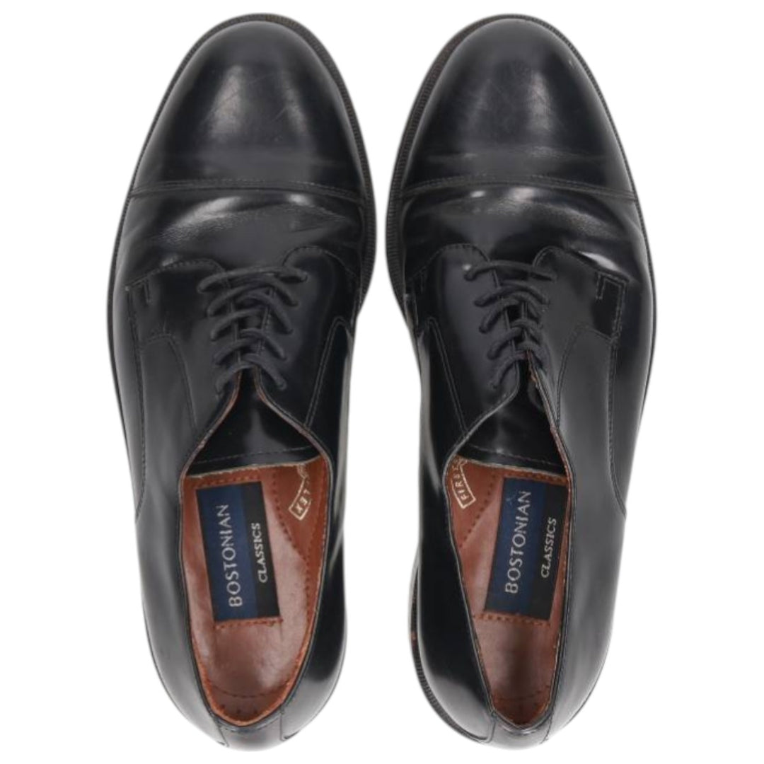 Bostonian Classics Straight Tip Shoes, Size 7M Women's 24.0cm genuine leather black type Vintage Second Hand