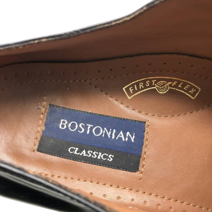 Bostonian Classics Straight Tip Shoes, Size 7M Women's 24.0cm genuine leather black type Vintage Second Hand