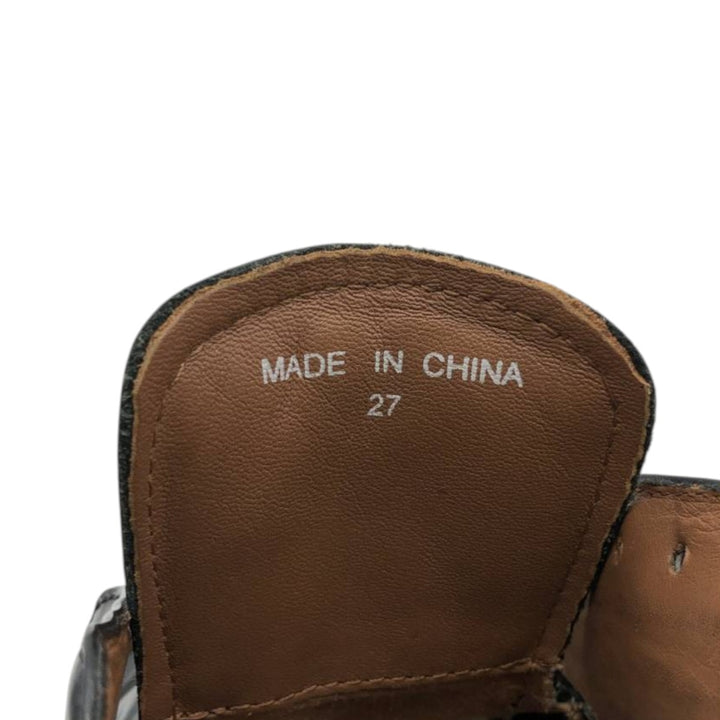 Bostonian Classics Straight Tip Shoes, Size 7M Women's 24.0cm genuine leather black type Vintage Second Hand