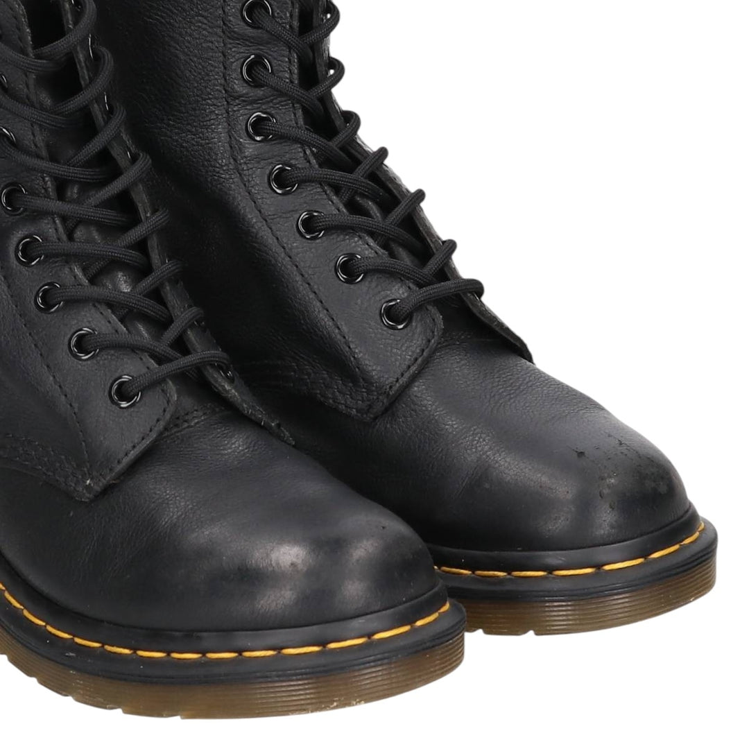 Dr. Martens Pascal 8-Eye Boots 6 Women's 25.0cm unclear black type Vintage Second Hand