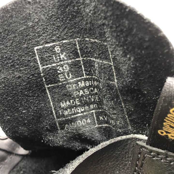 Dr. Martens Pascal 8-Eye Boots 6 Women's 25.0cm unclear black type Vintage Second Hand