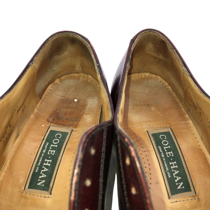 Cole Haan straight tip shoes made in the USA Men's 28.5cm unclear burgundy type Vintage Second Hand