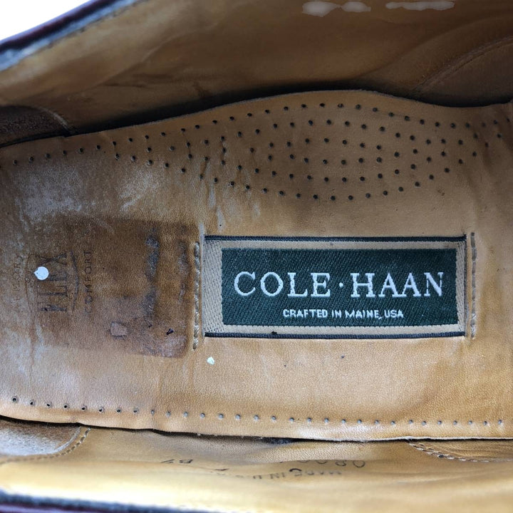 Cole Haan straight tip shoes made in the USA Men's 28.5cm unclear burgundy type Vintage Second Hand