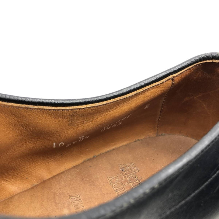 Allen Edmonds Hillcrest Swirl Mocha Leather Shoes, Size 10, Made in USA Men's 28.0cm unclear black type Vintage Second Hand
