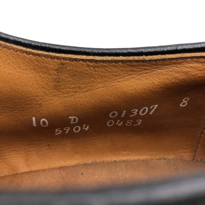 Allen Edmonds Hillcrest Swirl Mocha Leather Shoes, Size 10, Made in USA Men's 28.0cm unclear black type Vintage Second Hand