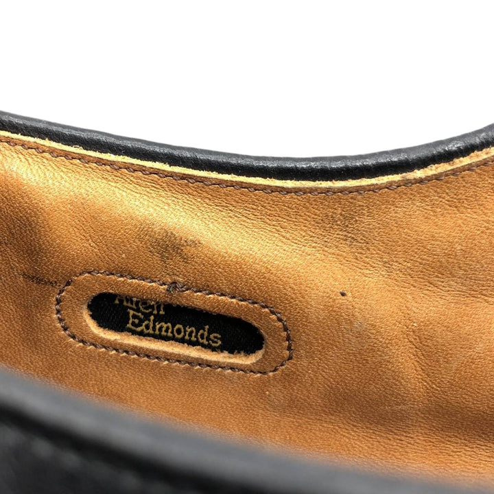 Allen Edmonds Hillcrest Swirl Mocha Leather Shoes, Size 10, Made in USA Men's 28.0cm unclear black type Vintage Second Hand