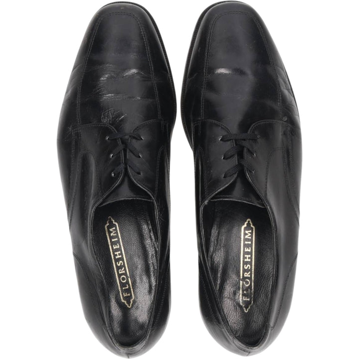 Florsheim Square Toe U-Tip Shoes 10D Men's 28.0cm unclear black type Vintage Second Hand
