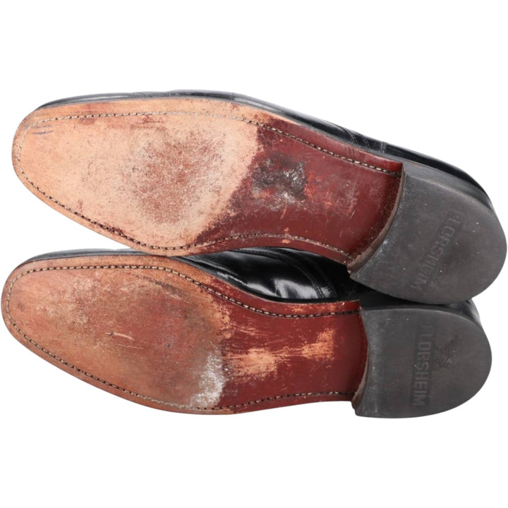 Florsheim Square Toe U-Tip Shoes 10D Men's 28.0cm unclear black type Vintage Second Hand