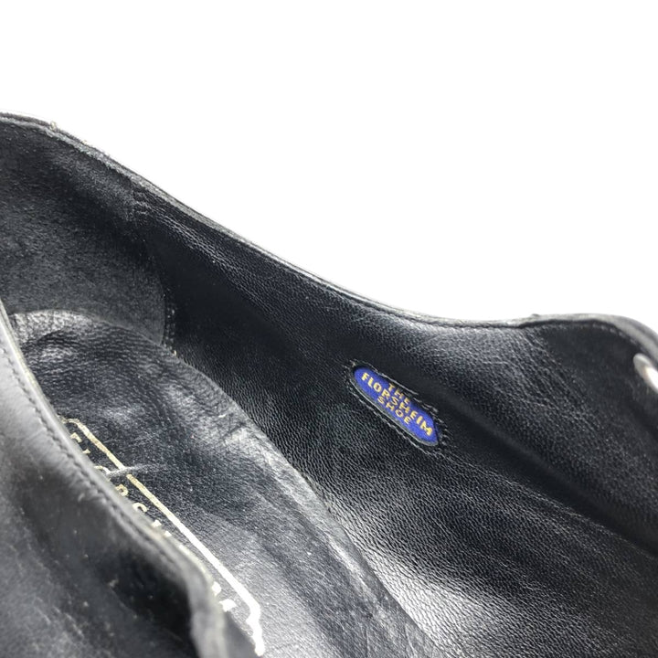 Florsheim Square Toe U-Tip Shoes 10D Men's 28.0cm unclear black type Vintage Second Hand