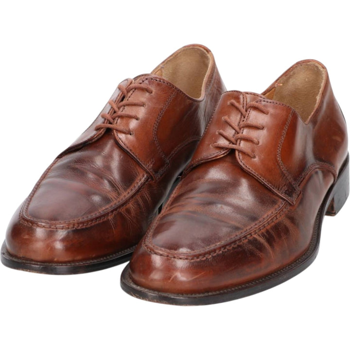 MERCANTI FIORENTINI U-tip shoes, made in Italy, size 8M Men's 27.5cm unclear brown type Vintage Second Hand
