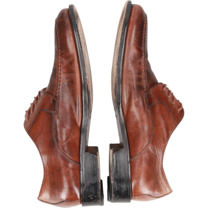 MERCANTI FIORENTINI U-tip shoes, made in Italy, size 8M Men's 27.5cm unclear brown type Vintage Second Hand