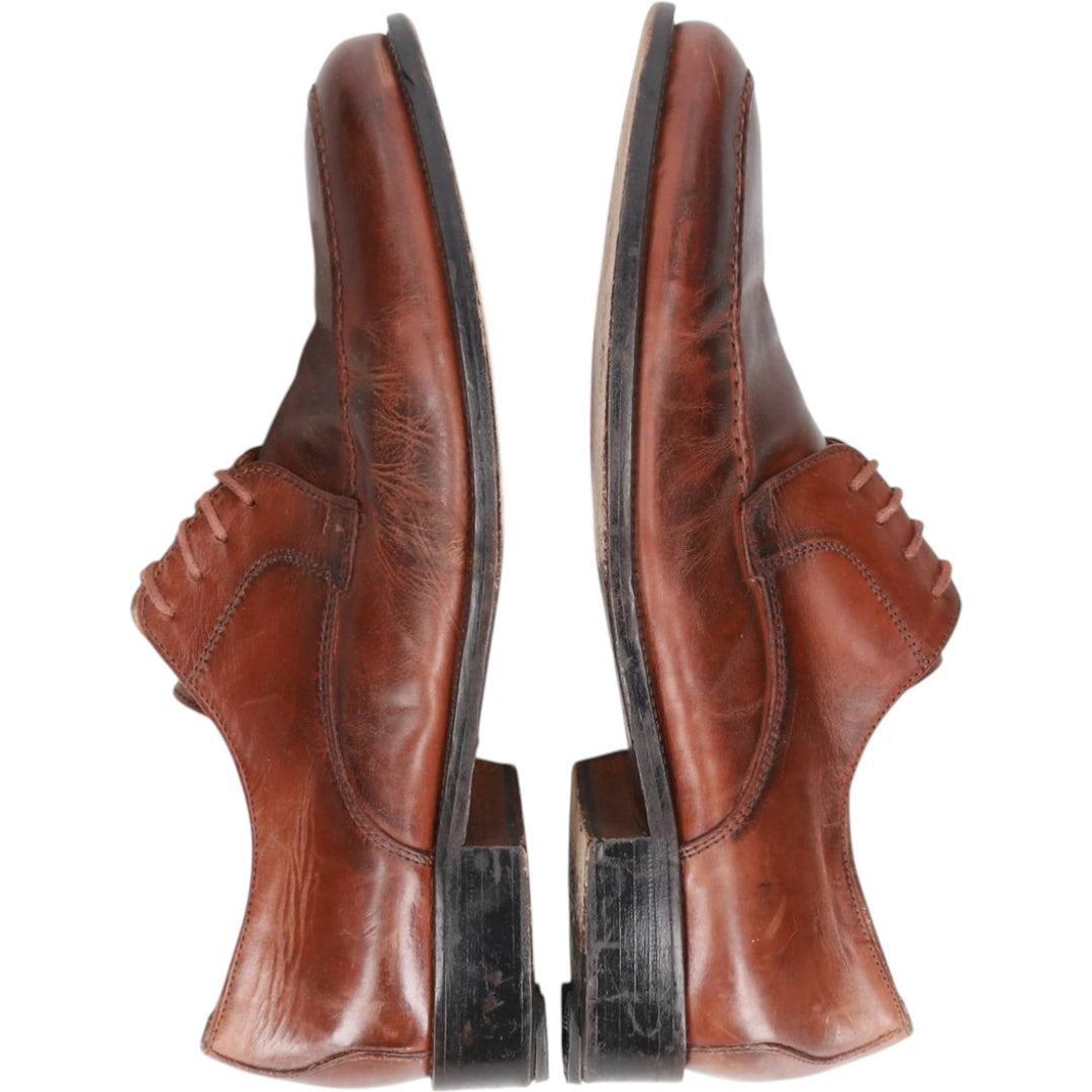 MERCANTI FIORENTINI U-tip shoes, made in Italy, size 8M Men's 27.5cm unclear brown type Vintage Second Hand