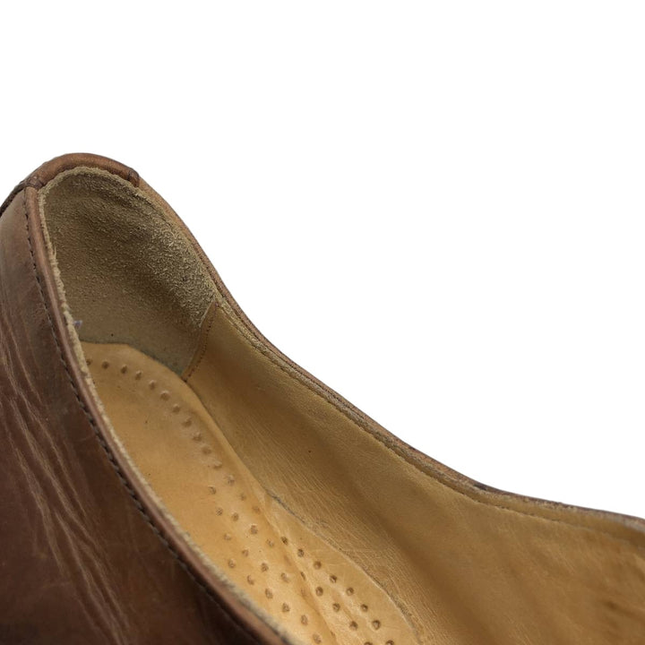 MERCANTI FIORENTINI U-tip shoes, made in Italy, size 8M Men's 27.5cm unclear brown type Vintage Second Hand
