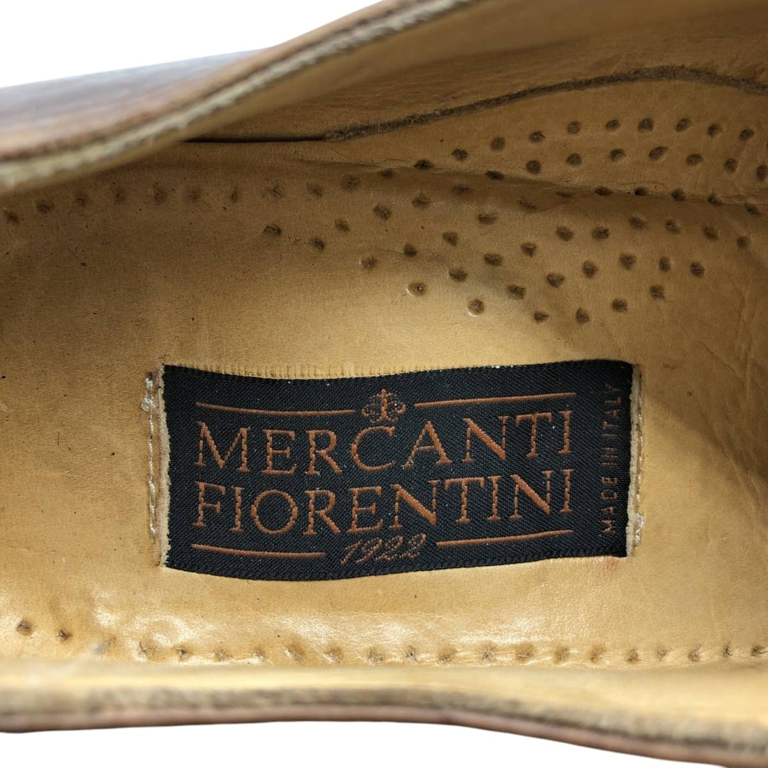 MERCANTI FIORENTINI U-tip shoes, made in Italy, size 8M Men's 27.5cm unclear brown type Vintage Second Hand