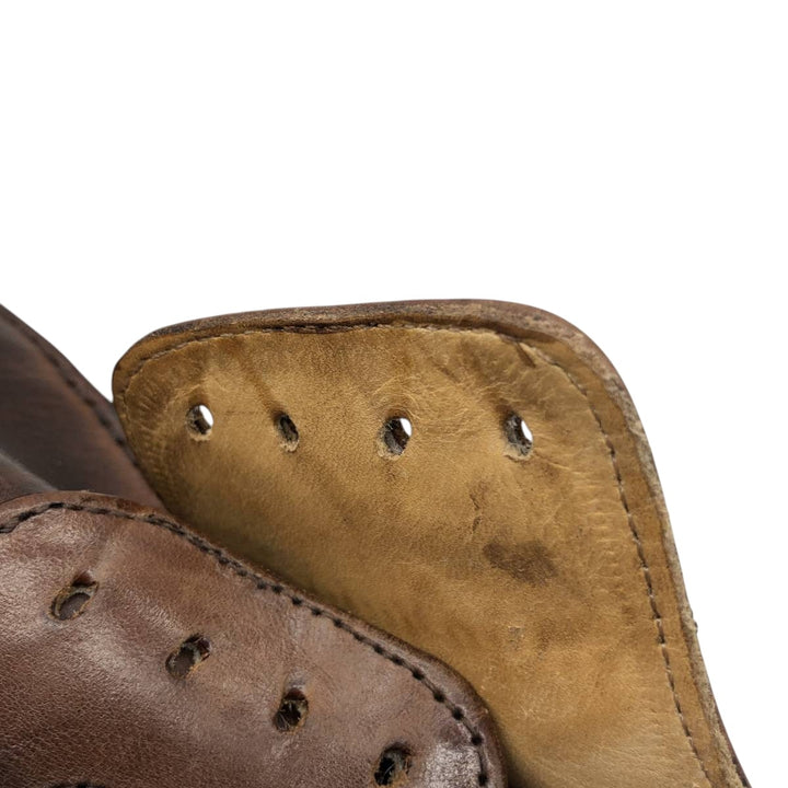 MERCANTI FIORENTINI U-tip shoes, made in Italy, size 8M Men's 27.5cm unclear brown type Vintage Second Hand