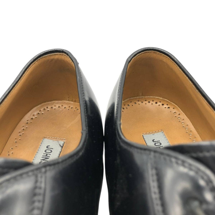 Johnston & Murphy straight-tip shoes, size 9 1/2, dark blue. Men's 27.5cm unclear black type Vintage Second Hand
